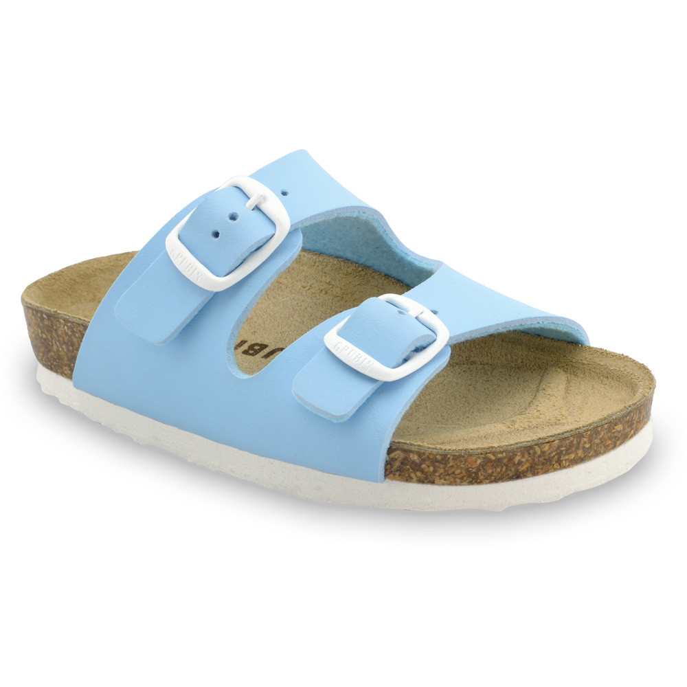 ARIZONA Kids slippers - leatherette (23-29) - light blue, 23