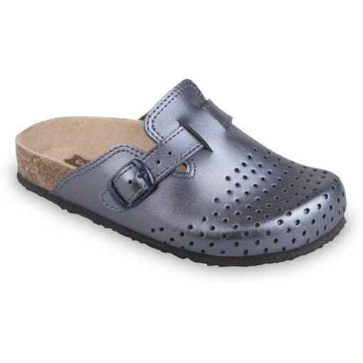 RIM Kids leather closed slippers (27-35)