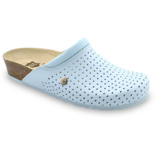 BEOGRAD Women's leather closed slippers (36-42)