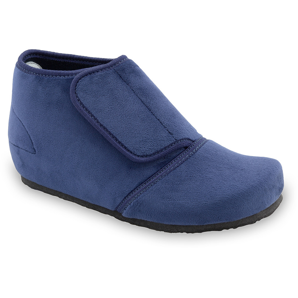 BAJKA Women's winter domestic footwear - plush (36-42) - blue, 42
