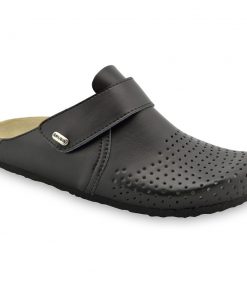 OREGON Men's closed slippers - leather (40-49)
