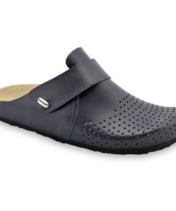 OREGON Men's closed slippers - leather (40-49)