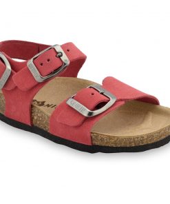 ROBY Kids - velor leather sandals (23-29)