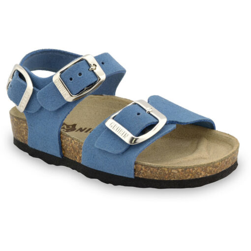ROBY Kids - velor leather sandals (30-35)