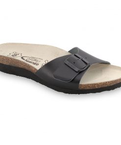 TOPEKA Silverplus slippers - leather (36-42)