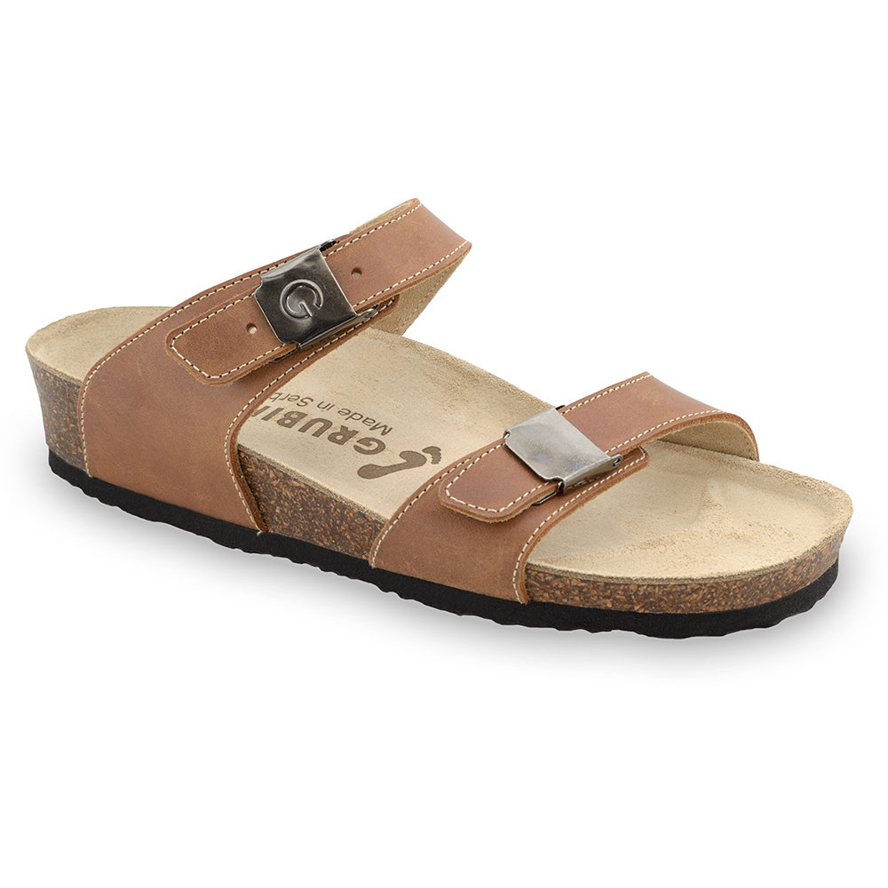 CARTAGENA Women's leather slippers (36-42)